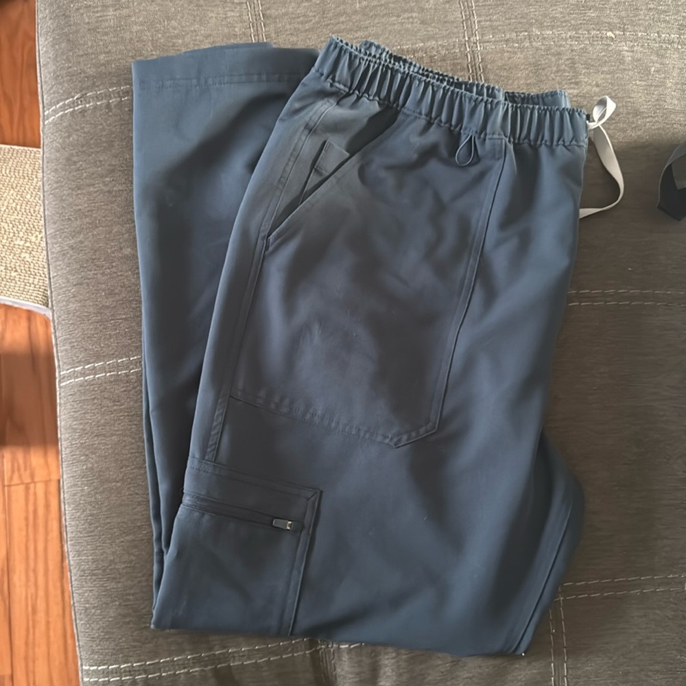 FIGS Dark Harbor Cairo Cargo Scrub Pants